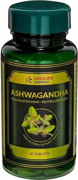 Ashwagandha Tablet 30 Medlife Essential