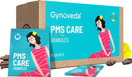 Gynovedapmscare Granules For Relie Fromcramps Mood Swings Headache Period Pain | 30 Sachet