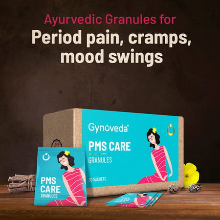 Gynovedapmscare Granules For Relie Fromcramps Mood Swings Headache Period Pain | 30 Sachet