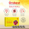 Orobest Chewable Tablets (1 X 10 Blister | Reduces Mouth Ulcers | Pack Of 10