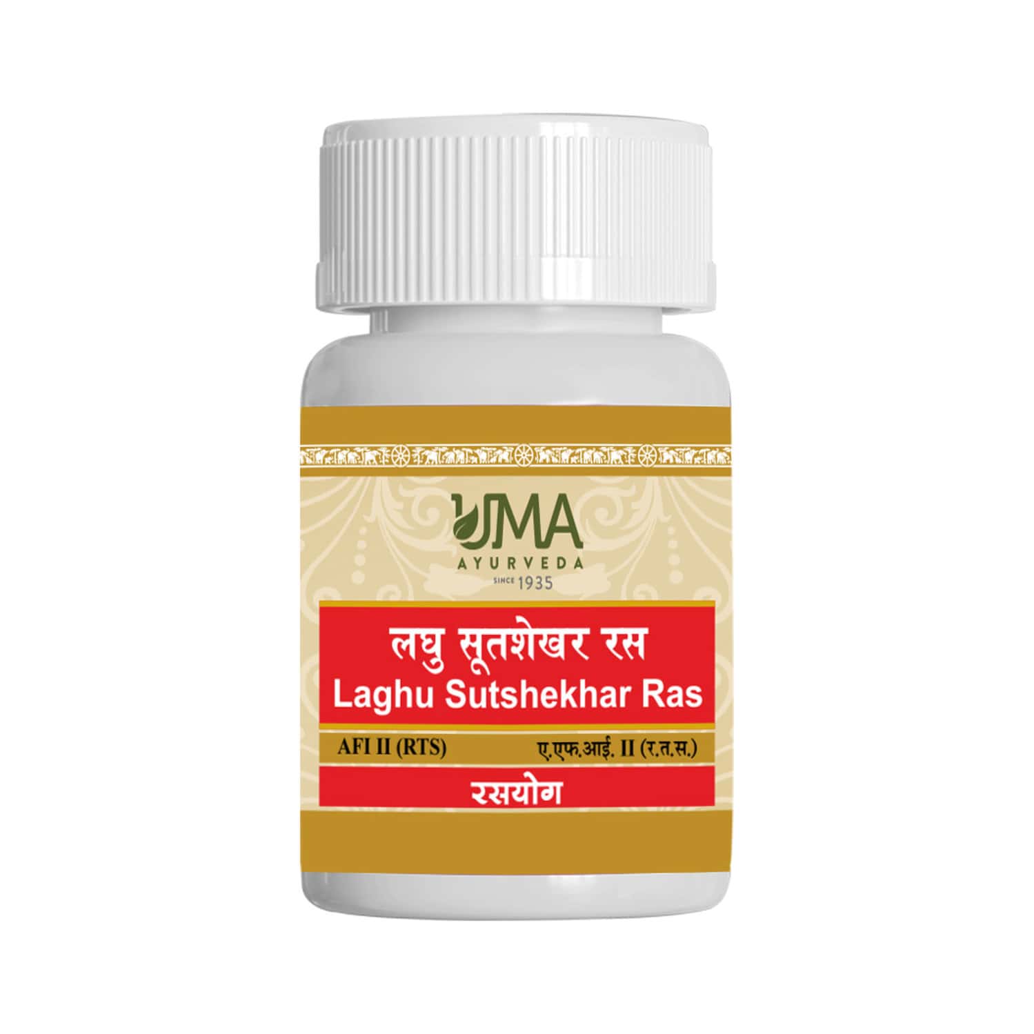 Uma Ayurveda Laghu Sutshekhar Ras Ayurvedic Tablets 80 Tab