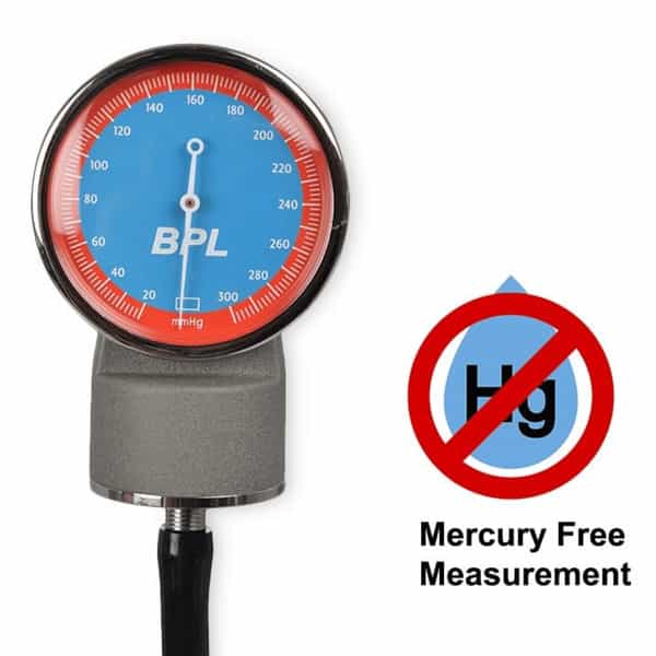 Bpl Medical Technologies Aneroid Sphygmomanometer Blood Pressure Monitor (Gray)