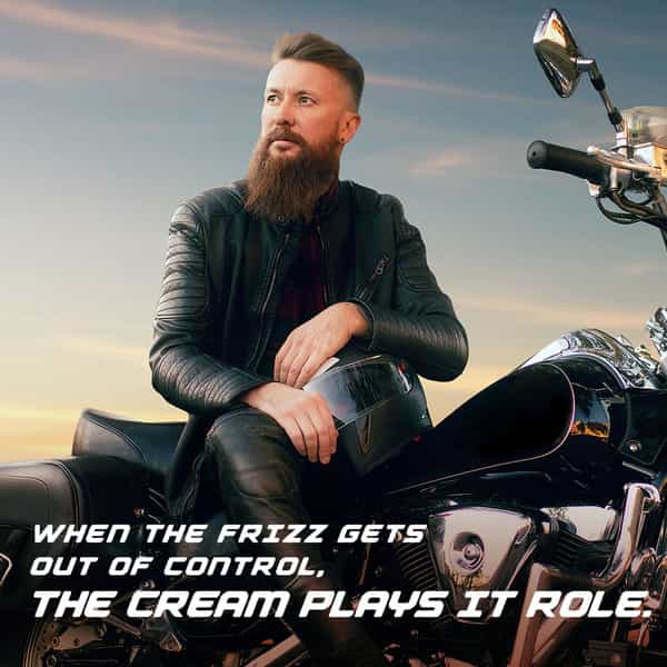 Biker's Beard Cream For Daily Beard Maintenance | Enriched With Moringa Oil And Aloe Vera (50 G)