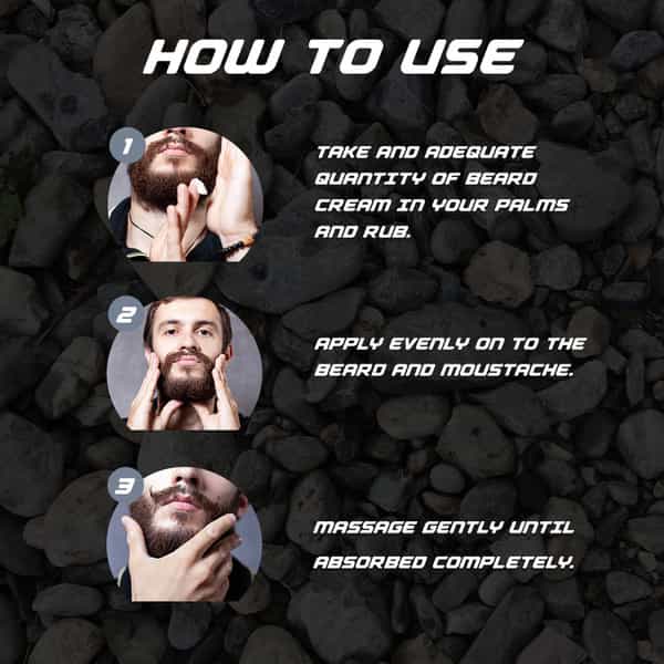 Biker's Beard Cream For Daily Beard Maintenance | Enriched With Moringa Oil And Aloe Vera (50 G)