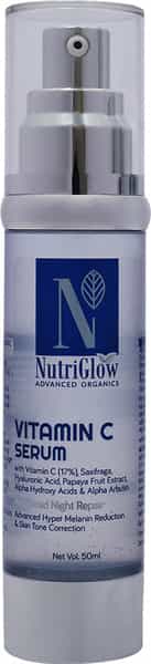 Nutriglow Advanced Organics Vitamin C Serum |Skin Serum |Anti Aging Skin Repair |Face Serum 50 Ml