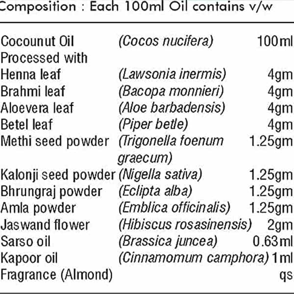 Herbal Hills Kesho Forte Ayurvedic Hair Oil 100 Ml Hair Care Natural Hair Growth (Pack Of 5)