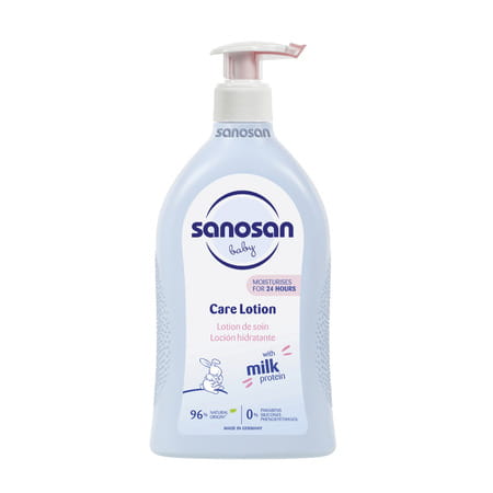 Sanosan Milk Protein Formula Daily Moisturising Milky Lotion Mild & Gentle | Newborn Baby - 500ml