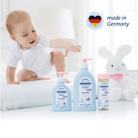 Sanosan Milk Protein Formula Daily Moisturising Milky Lotion Mild & Gentle | Newborn Baby - 500ml