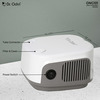 Dr. Odin Ong 101 Portable Nebulizer Machine For Child And Adult | Make In India | White & Grey