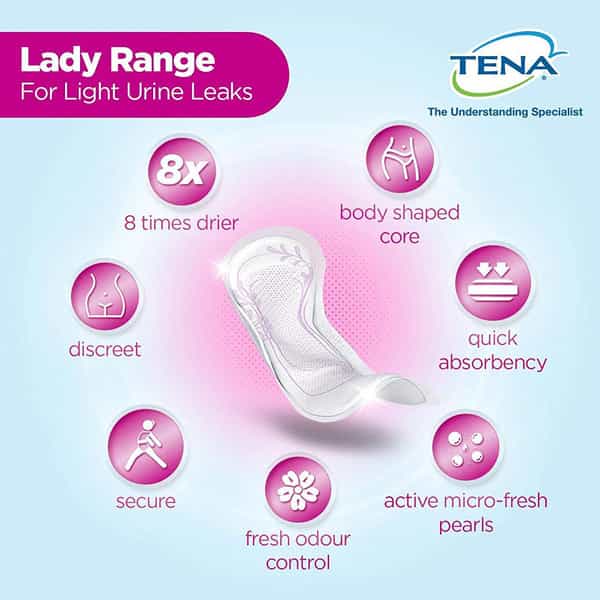 Tena Lady Maxi Night Pad Pack Of 6