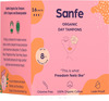 Sanfe 100% Organic Cotton Digital Tampons - Premium Design - Day Tampons (Pack Of 16)