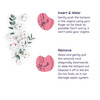 Sanfe 100% Organic Cotton Digital Tampons - Premium Design - Day Tampons (Pack Of 16)