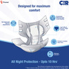 Cir Premium Tape Style Adult Diaper | Extra Large | | Waist(48-57) Inch | 10 Nos