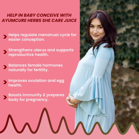 Ayumcure She Care Juice For Women | Supports Hormonal Balance Pcos/Pcod Relief & Regular Cycles - 1l
