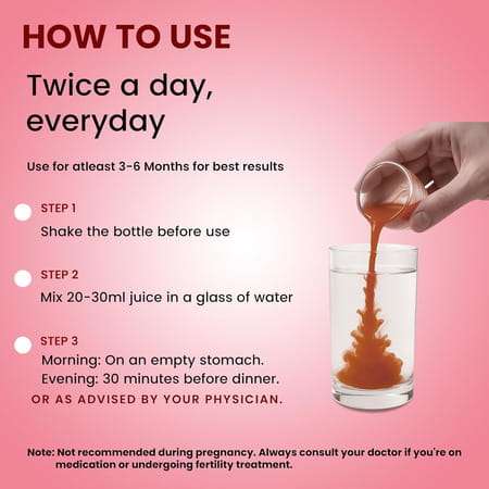 Ayumcure She Care Juice For Women | Supports Hormonal Balance Pcos/Pcod Relief & Regular Cycles - 1l