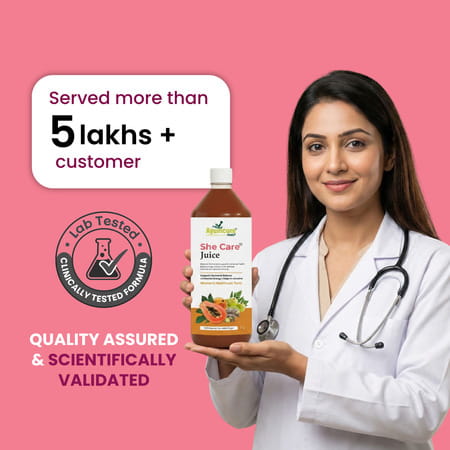 Ayumcure She Care Juice For Women | Supports Hormonal Balance Pcos/Pcod Relief & Regular Cycles - 1l
