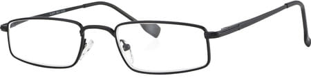 Klar Eye Full Rim Rectangle Reading Glasses Men And Women +0.75 To +3.50 +2.25 Power Shiny Black