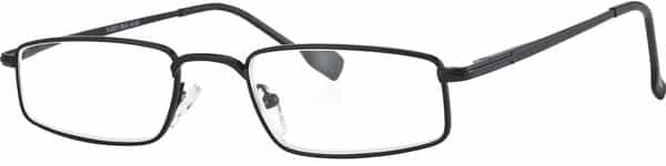 Klar Eye Full Rim Rectangle Reading Glasses Men And Women +0.75 To +3.50 +2.25 Power Shiny Black