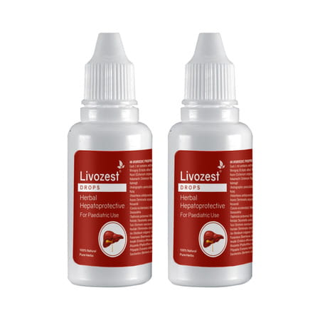 Livozest Drops Liver Health 30 Ml | Liver Health Supplement | Detox Liver | Fatty Liver (Pack Of 2)