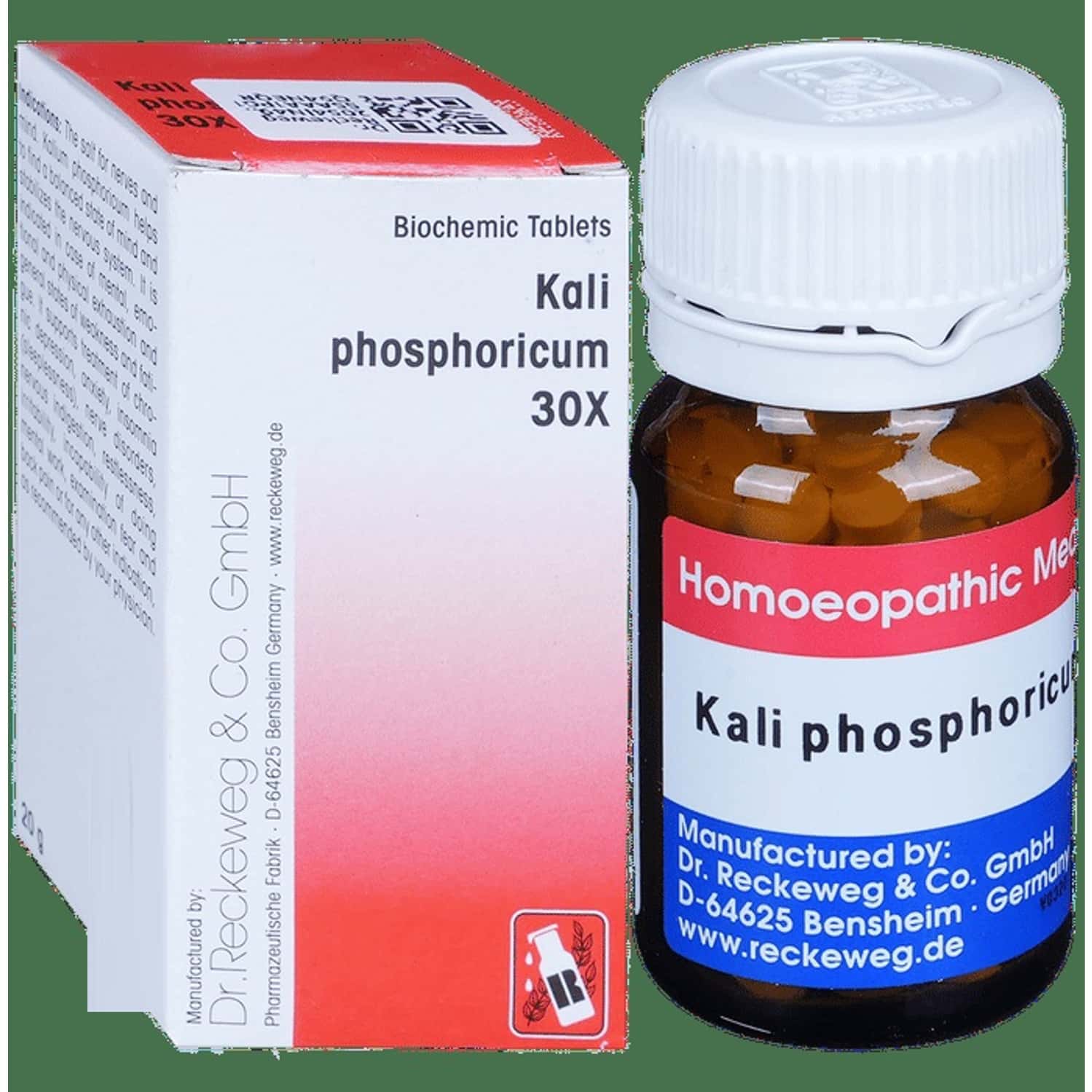 Dr. Reckeweg Kali Phosphoricum Biochemic Tablet | Mind And Nerve Tablets 30x 20 No's