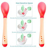 Fisher Price Heat Sensitive Soft Baby Spoon Blue