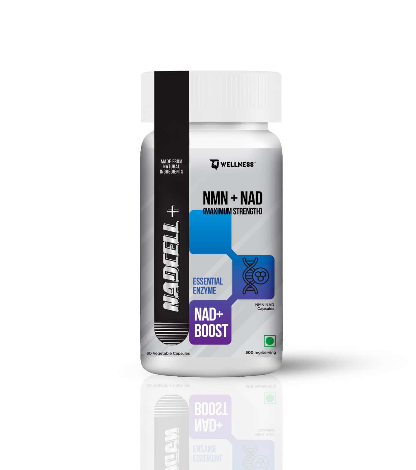 Nadcell Plus Vegetable Capsule - Bottle (30)