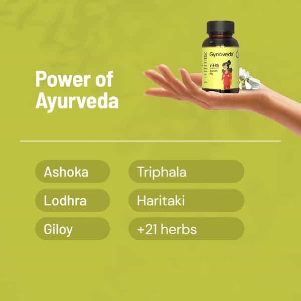 Gynoveda's Veera For Heavy Flow - 360 Pills For 3 Months