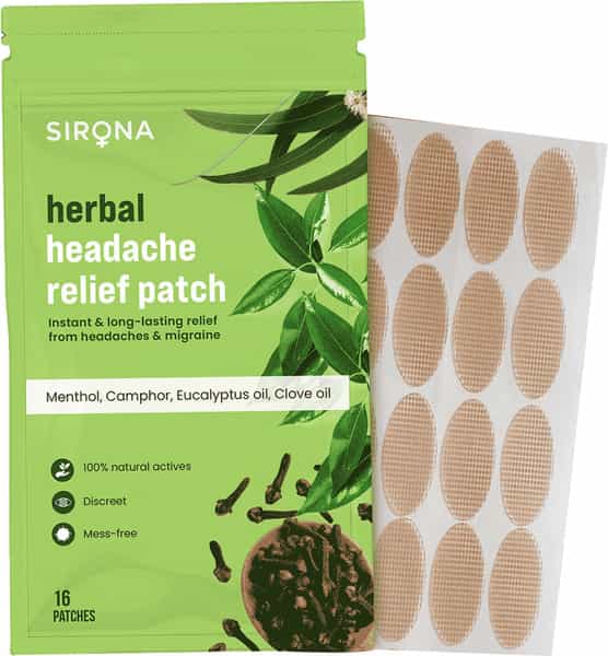 Sirona Herbal Pain Relief Patches - Pack Of 16 Patches