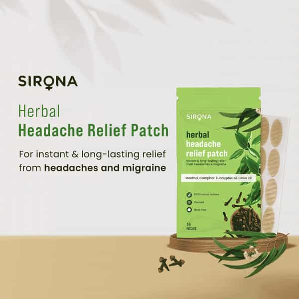 Sirona Herbal Pain Relief Patches - Pack Of 16 Patches