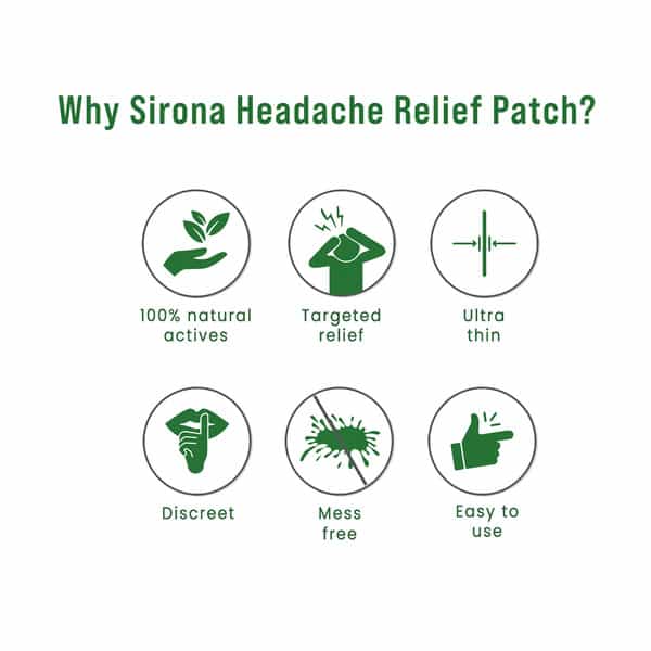 Sirona Herbal Pain Relief Patches - Pack Of 16 Patches
