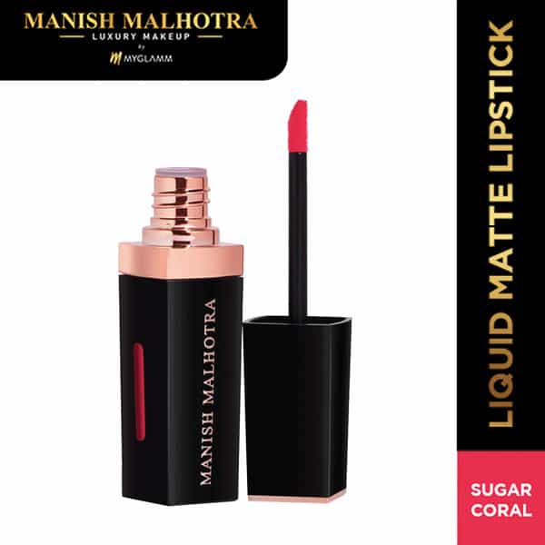 Manish Malhotra Beauty By Myglamm Liquid Matte Lipstick-Sugar Coral