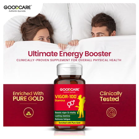Goodcare Vigor 100 | Stamina Support | 30 Caps | 500 Mg | Boost Energy & Endurance