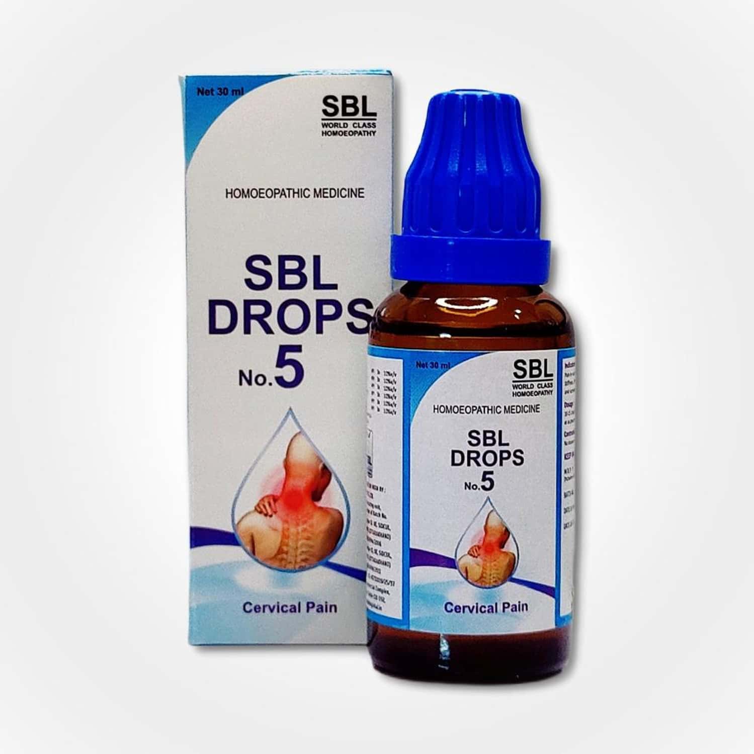 Sbl Drops No. 5 (for Cervical Pain) 30 Ml Pack Of 2