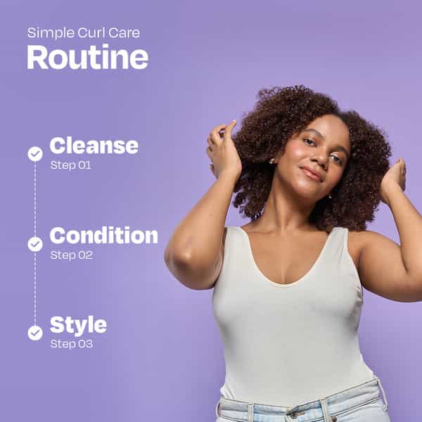 Manetain Washday Volume Bundle - 100 Ml Pack - 1 Moist Shampoo | 1 Multipurpose Conditioner | 1 Curl