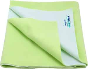 Newnik Cozymat Dry Sheet (size: 70cm X 50cm) Small Lemon Green