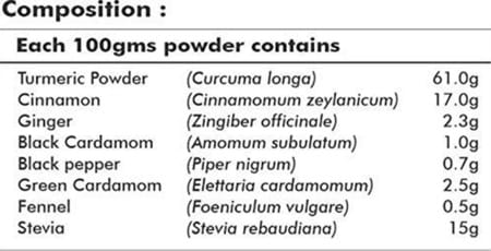 Grazing Meadows Turmeric Latte Golden Milk Powder Golden Haldi Milk Powder - 100 Gm (Pack Of 4)