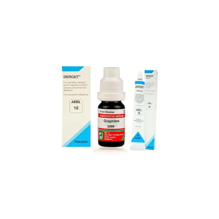 Adel Anti Psoriasis Combo (adel 12 + Graphites Dilution 1000 Ch + Adel 78) 1 No's