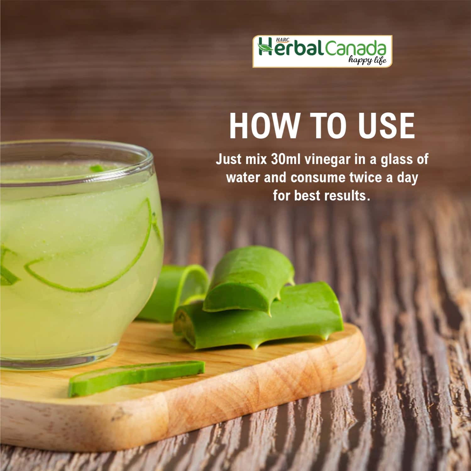 Buy HARC HERBAL CANADA ALOE VERA VINEGAR ALOE VERA KA SIRKA 500ML