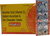 Maxcee Ascorbic Acid (Vitamin C) Sodium Ascorbate & Zinc Chewable Tablets - 20 Tablets