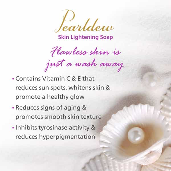 Pearldew Skin Lightening Soap 75 Gm | Milk Cream | Mulberry & Shea Butter (Pack Of 4)