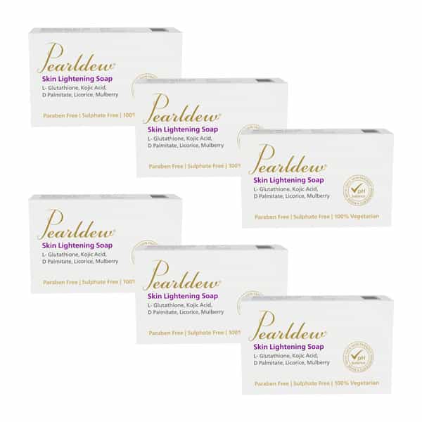 Pearldew Skin Lightening Soap 75 Gm | Milk Cream | Mulberry & Shea Butter (Pack Of 4)