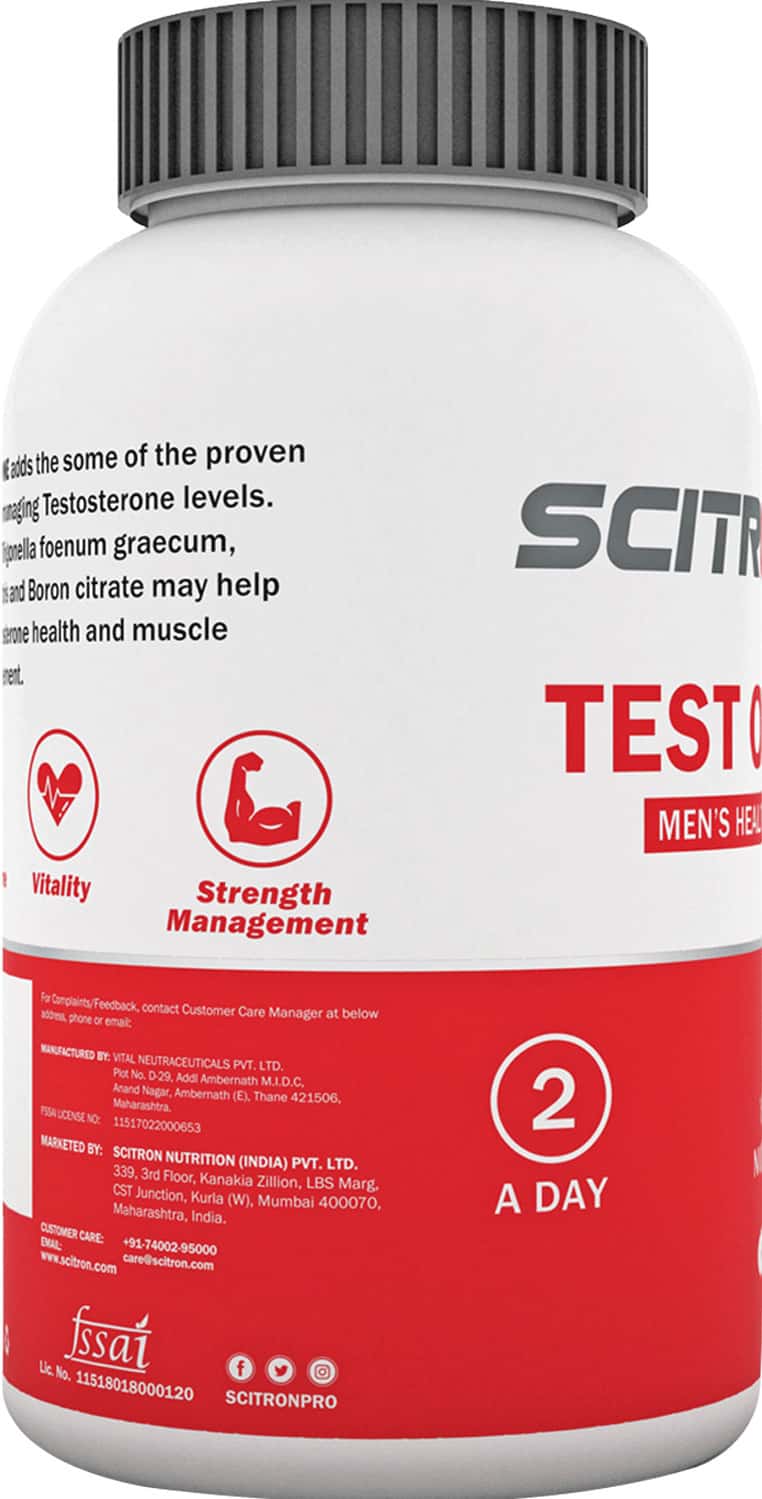 Buy SCITRON TEST ONE (MEN'S HEALTH, TESTOSTERONE HEALTH, VITALITY