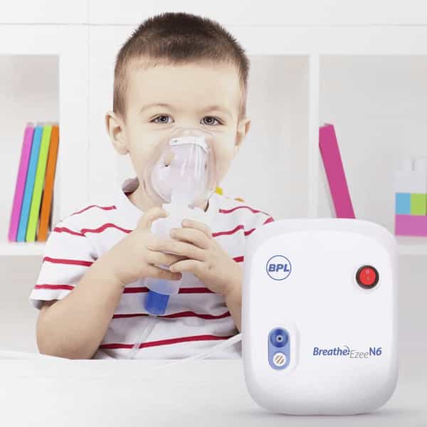 Bpl Medical Technologies Breathe Ezee N6 Low Noise Compressor Nebuliser Machine
