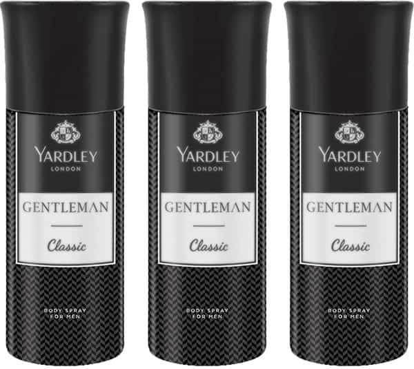 Yardley London Gentleman Classic Deo For Men 220Ml (Pack Of 3)