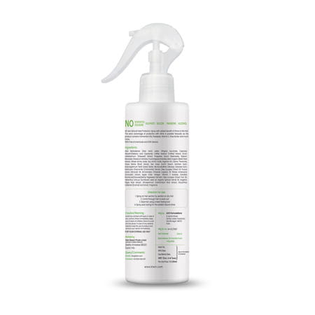 Ktein 100% Plant Based Natural Hair Heat Protection With Xtra Shine Spray Hair Spray (200 Ml)