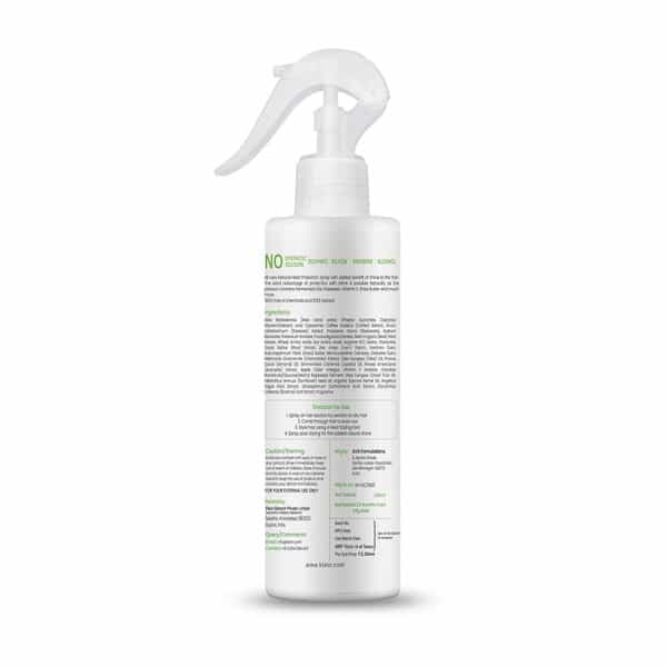 Ktein 100% Plant Based Natural Hair Heat Protection With Xtra Shine Spray Hair Spray (200 Ml)