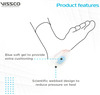 Vissco Heel Cushion With Blue Spot | Provides Shock Absorption &Reduces Pressure On The Heel (Blue)