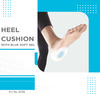 Vissco Heel Cushion With Blue Spot | Provides Shock Absorption &Reduces Pressure On The Heel (Blue)