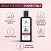 The Man Company Onion Hair Oil With 10 Essential Oils For Hair Growth & Hair Fall Control - 100 Ml