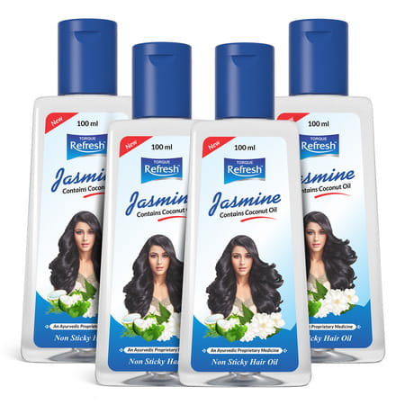 Refresh Jasmine Hair Oil 100ml Pack Of 4